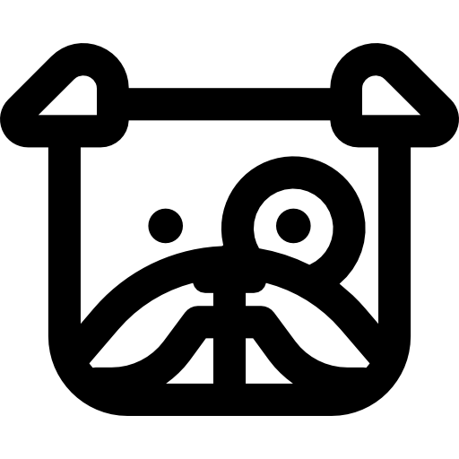 buldog Basic Rounded Lineal ikona