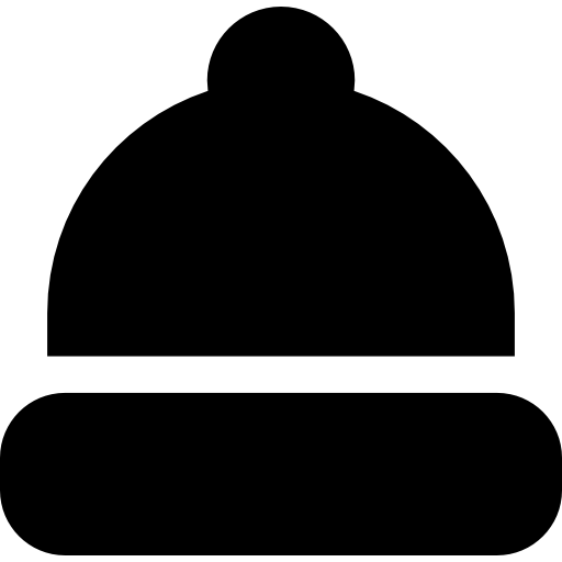 chapéu de inverno Basic Rounded Filled Ícone