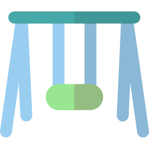 huśtać się Basic Rounded Flat ikona