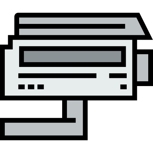 cctv Detailed Straight Lineal color icon