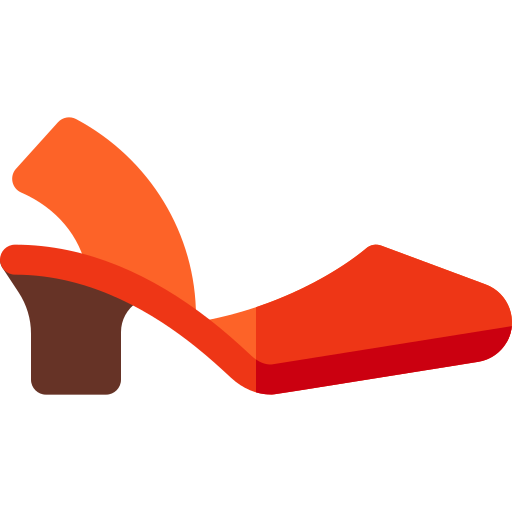 Zapato Basic Rounded Flat icono