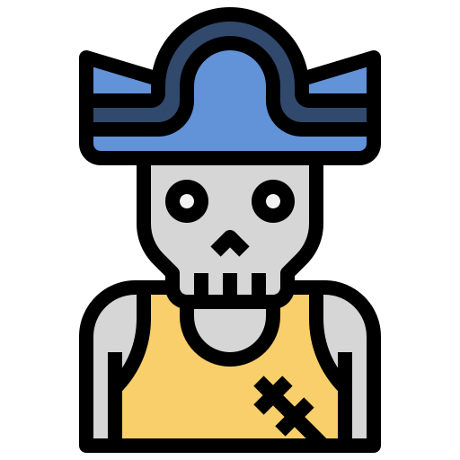 Skull Surang Lineal Color icon