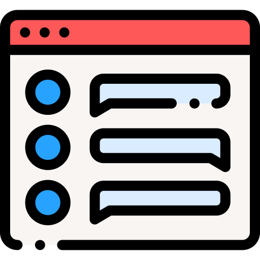 Forum Detailed Rounded Lineal color icon