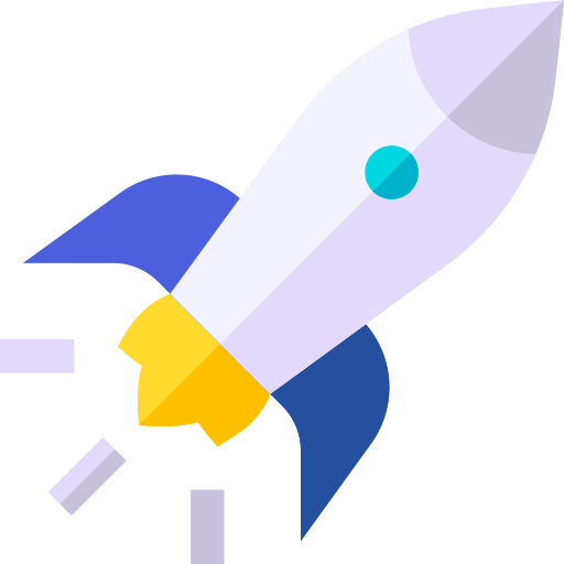 Cohete Basic Straight Flat icono