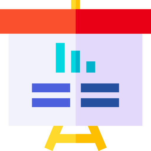 Presentation Basic Straight Flat icon