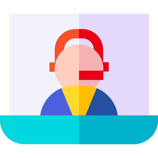 telemarketer Basic Straight Flat icon