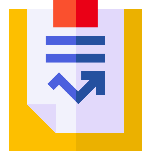 Análisis Basic Straight Flat icono