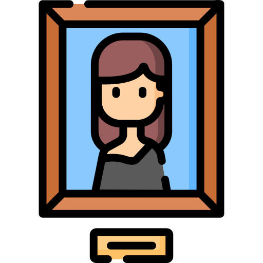 Mona lisa Special Lineal color icon