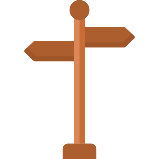 Sign Post Special Flat icon
