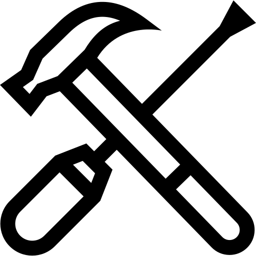 Ferramentas Basic Straight Lineal Ícone