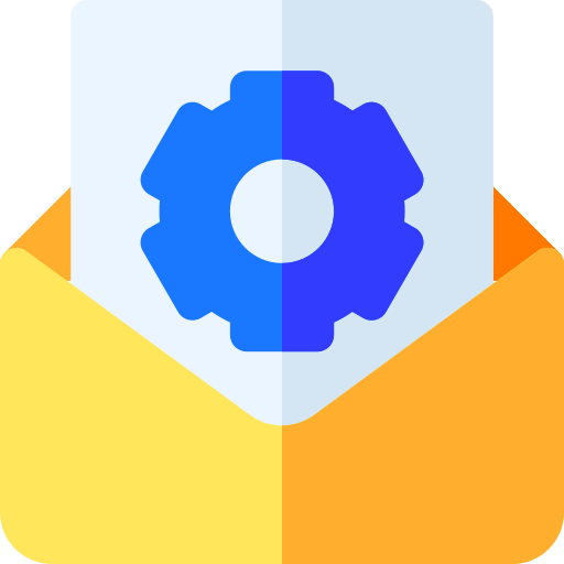Email Basic Rounded Flat icono