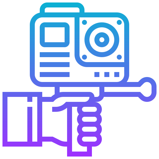 Action camera Meticulous Gradient icon