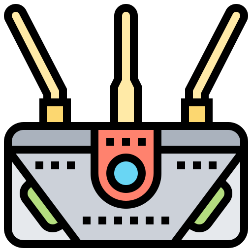 Router Meticulous Lineal Color icon