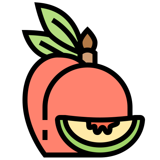 Peach Meticulous Lineal Color icon
