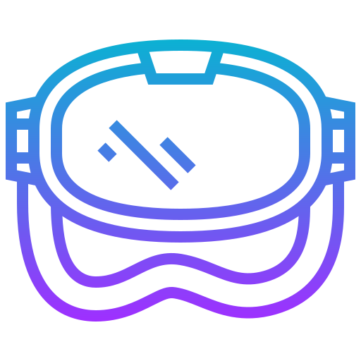 Diving goggles Meticulous Gradient icon