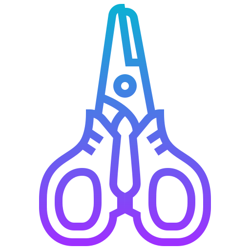 Scissors Meticulous Gradient icon