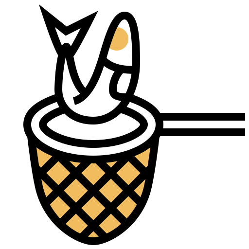 sieć rybacka Meticulous Yellow shadow ikona