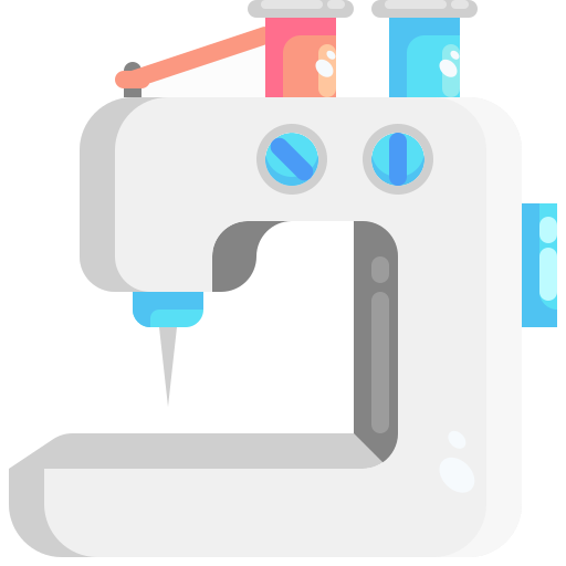 Sewing machine Justicon Flat icon