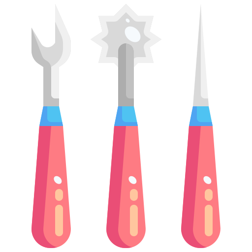 herramientas de costura Justicon Flat icono