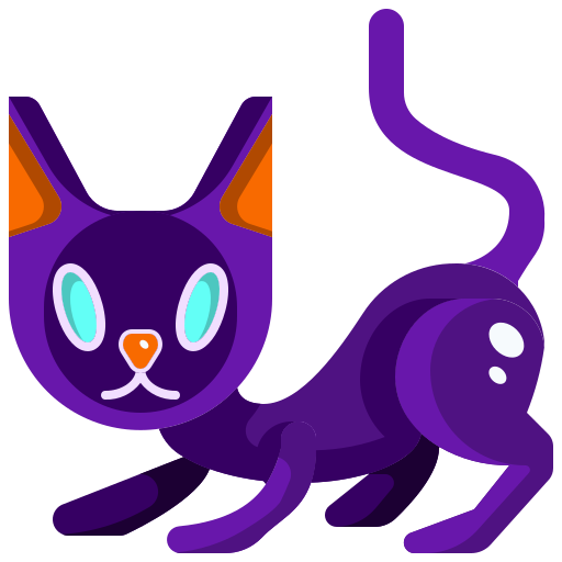gato Justicon Flat icono