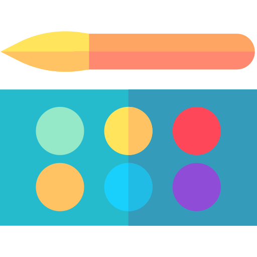 Watercolor Basic Straight Flat icon