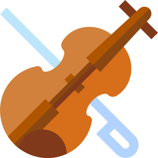 violín Basic Straight Flat icono