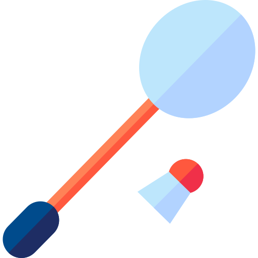 badminton Basic Straight Flat icon