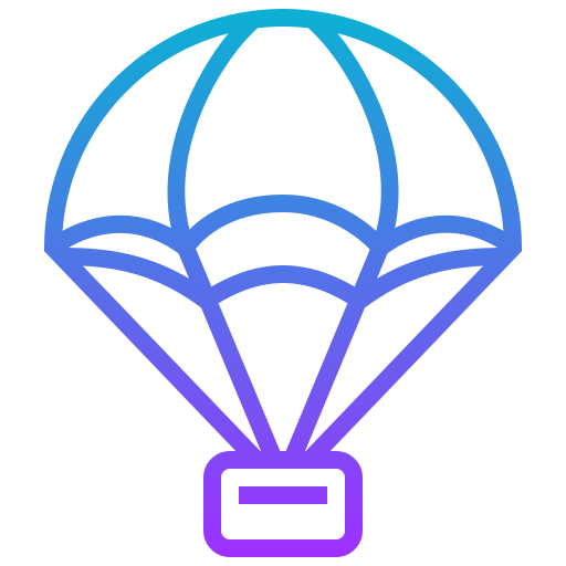 Parachute Meticulous Gradient icon