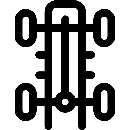 châssis Basic Rounded Lineal Icône