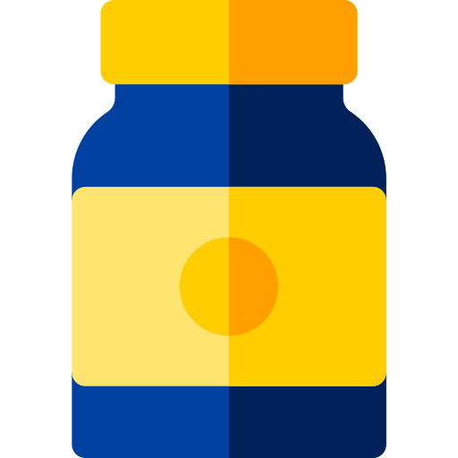 vitaminas Basic Rounded Flat Ícone