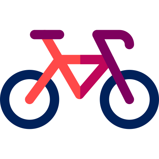 Bicycle Basic Rounded Flat icon