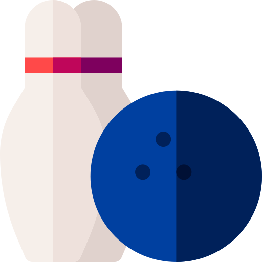 bowling Basic Rounded Flat icona