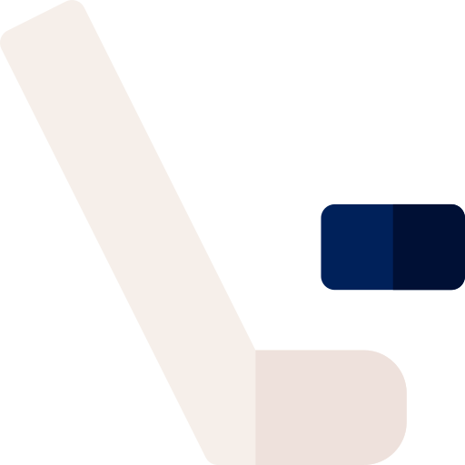 Hockey stick Basic Rounded Flat icon