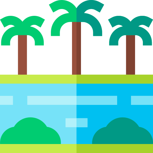 Rainforest Basic Straight Flat icon