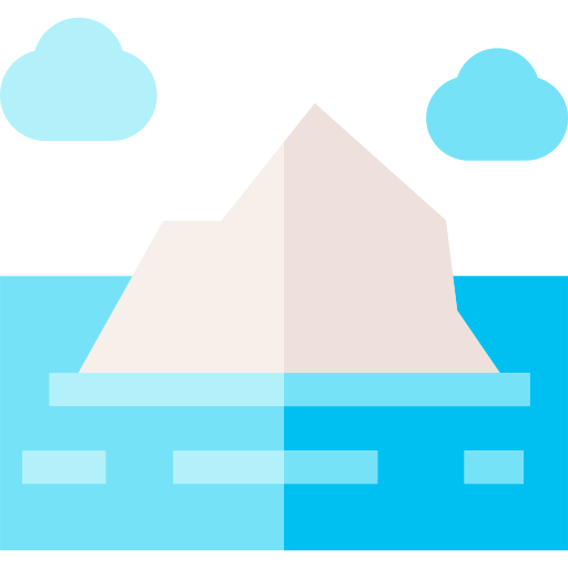 iceberg Basic Straight Flat icona