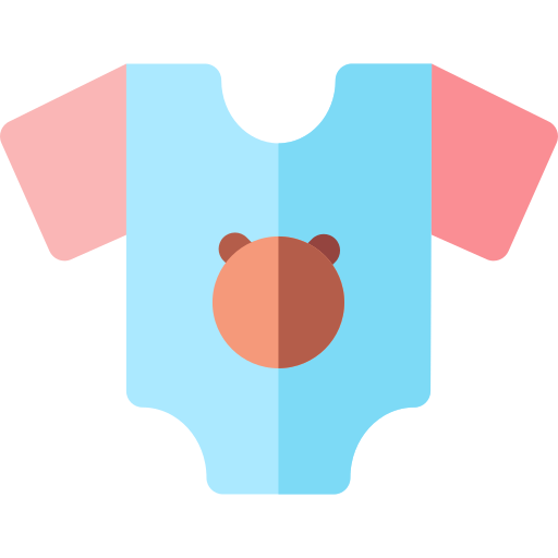 roupas de bebê Basic Rounded Flat Ícone
