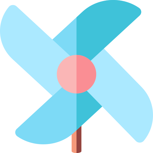 Pinwheel Basic Rounded Flat icon