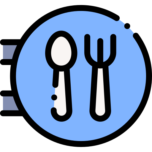 restaurant Detailed Rounded Lineal color icon