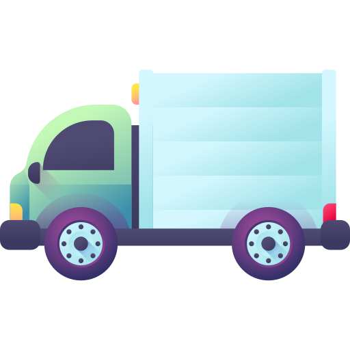 mini-truck 3D Color icon