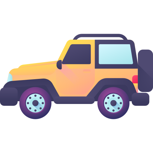 jeep 3D Color icon