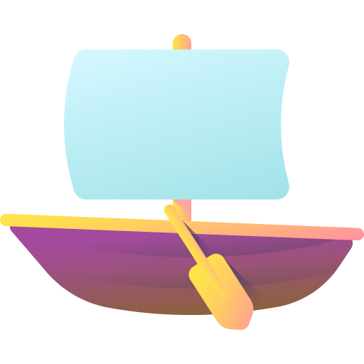 Boat 3D Color icon