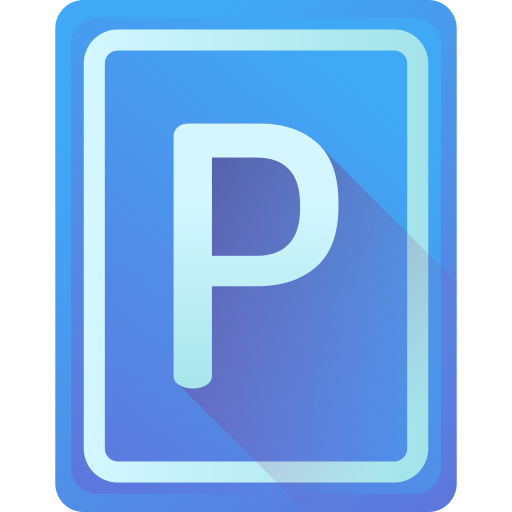 parcheggio 3D Color icona