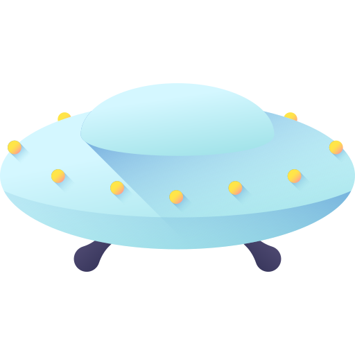 ufo 3D Color icona