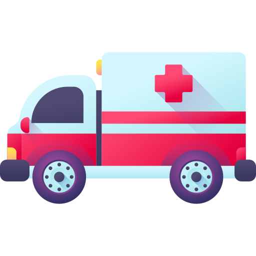 krankenwagen 3D Color icon