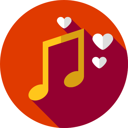 musik Flat Circular Flat icon