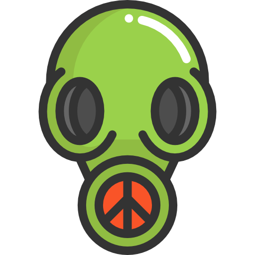máscara de gas Special Lineal color icono