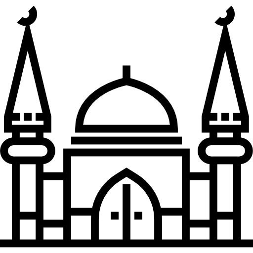 moschee Detailed Straight Lineal icon