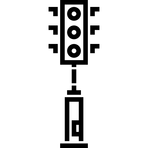 Traffic lights Detailed Straight Lineal icon