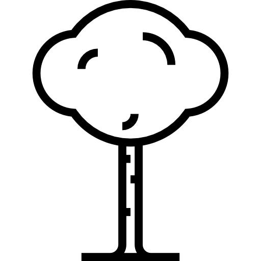 albero Detailed Straight Lineal icona