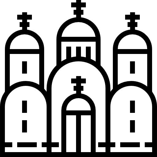 Église Detailed Straight Lineal Icône